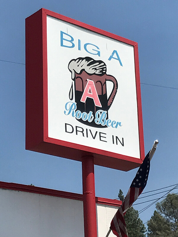 Big A Drive In: Grass Valley, California