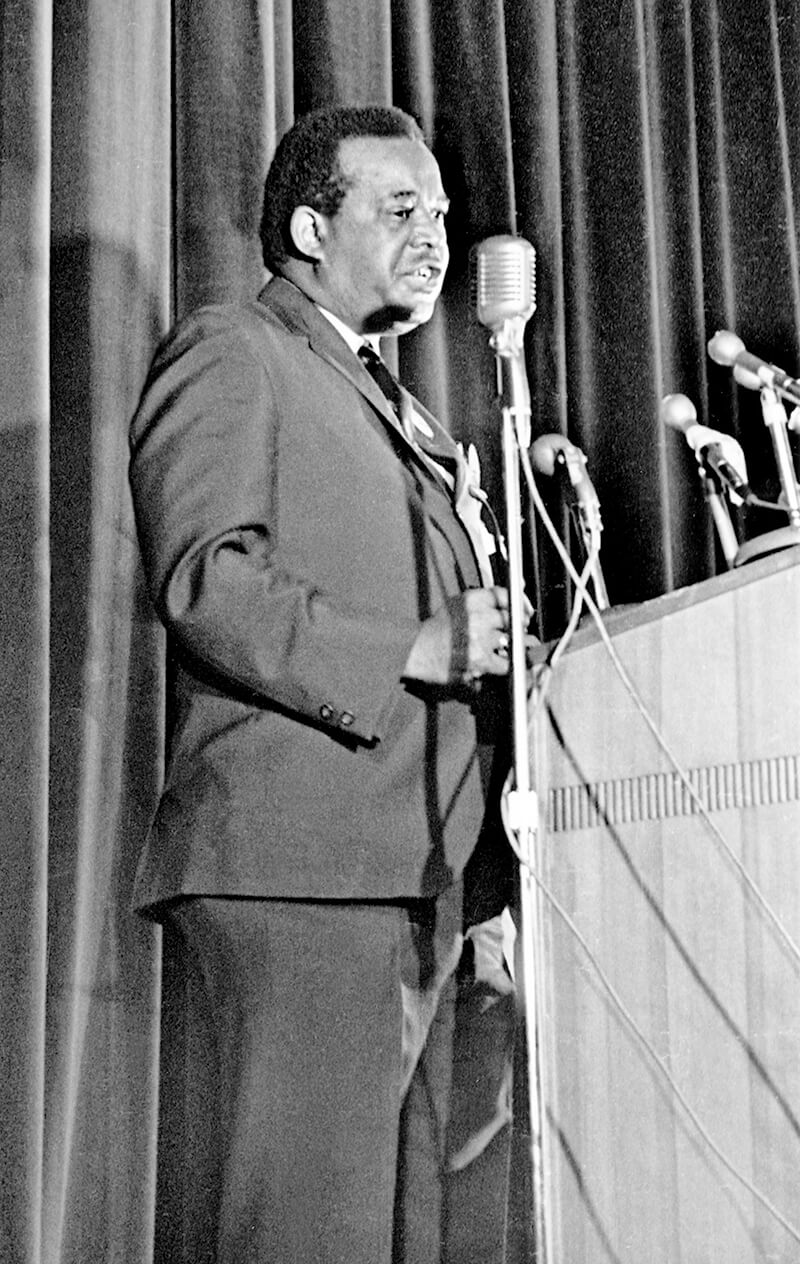 Civil Rights leader Aaron Henry