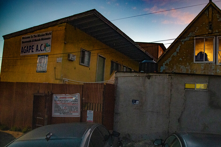 The Agape Misión Mundial migrant shelter in Tijuana