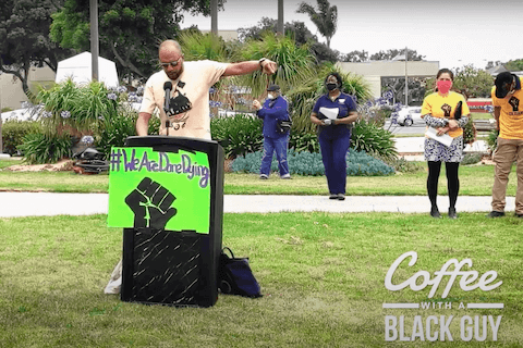 coffee with a black guy rally