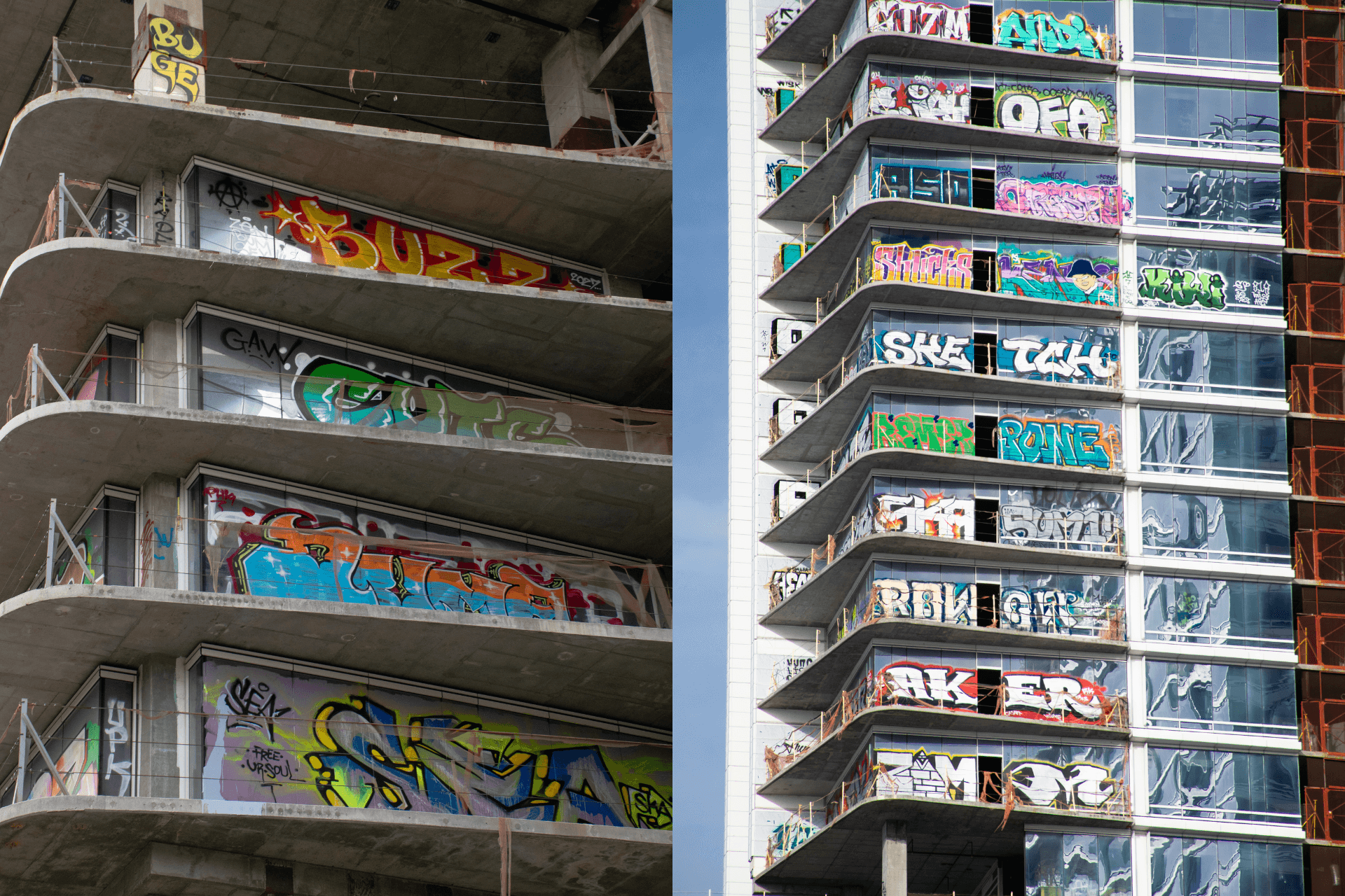 When Street Art Reaches for The Sky - Red Canary Magazine